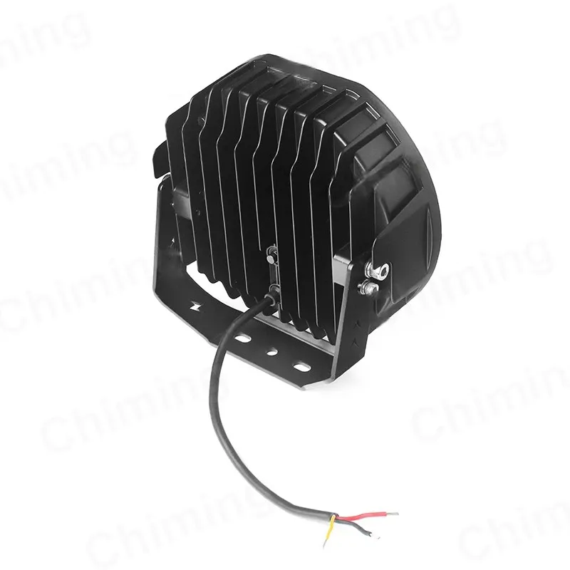 LED Халоген 22см Фар Бяла Светлина + Бяла и Жълта Габаритна 80W 9100lm 12V 24V Е-марк Е9 Бус Ван 4х4 Джип ATV Камион Трактор - 6