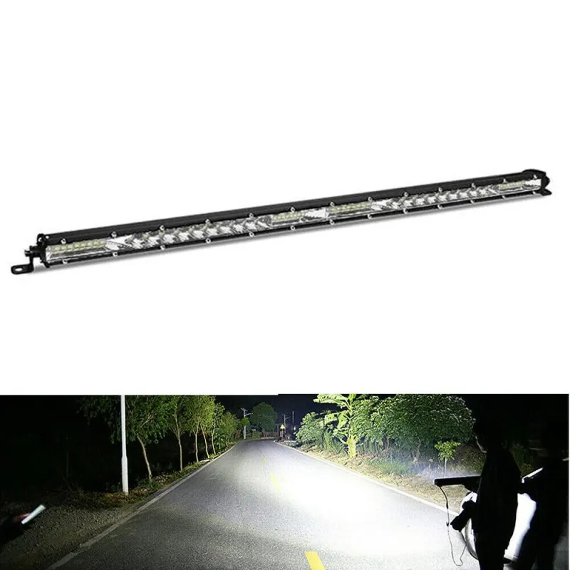 54 см LED Лед Диоден Бар , 9000 lm 180W, Ултра Тънък 12-24V Комбинирана Combo - Flood и Spot Светлина - 2