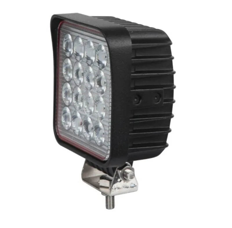 11 См Квадратен 48W Супер Мощен PRO Led Диоден Халоген Лед Лампа Прожектор 12V 24V - 3