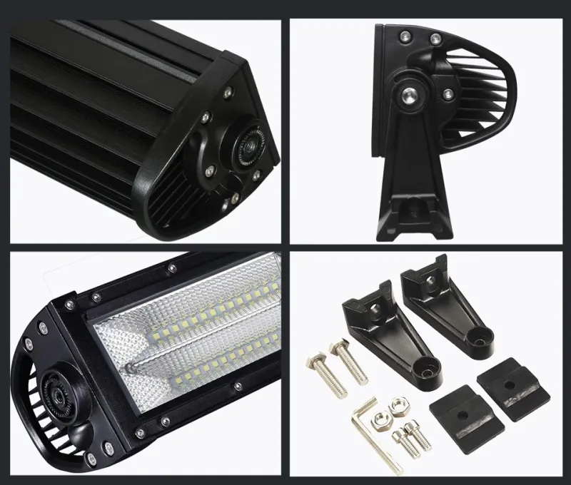 Извит 82См 516W Мощен 7D 7Д Led Bar Лед Диоден Бар Прожектор 12V 24V - 1