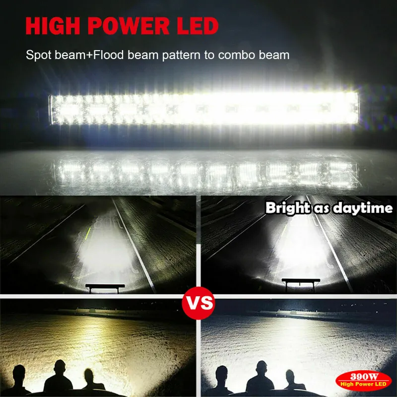81cм 585W 9D Led Bar Лед Диоден Бар Прожектор Дневна Светлина 12000lm - 9