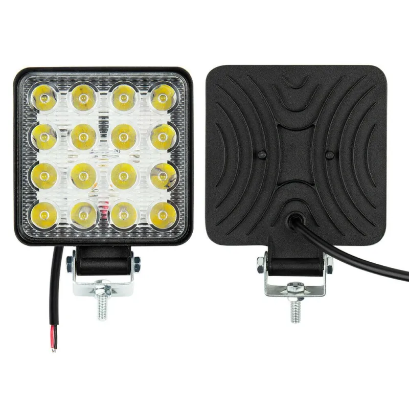 48W ЛЕД 12V 24V LED Диоден Халоген Фар Прожектор Задна Светлина Диодна Лампа - 7