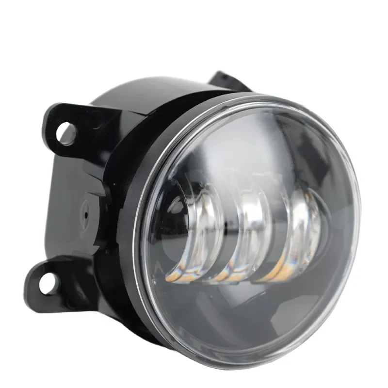 Комплект 2 броя LED фарове за мъгла, халогени за Dacia, Renault, Ford, Citroen, Suzuki, бяла светлина, Ø91 мм, 12V, алуминиев корпус, H8/H11 букса - 2