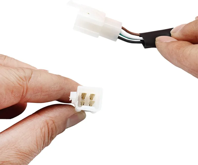 Маска с LED Фар за мотор, мотоциклет Черна с къси и дълги светлини - Универсален модел за ENDURO / Trail / Streetfighter - 3