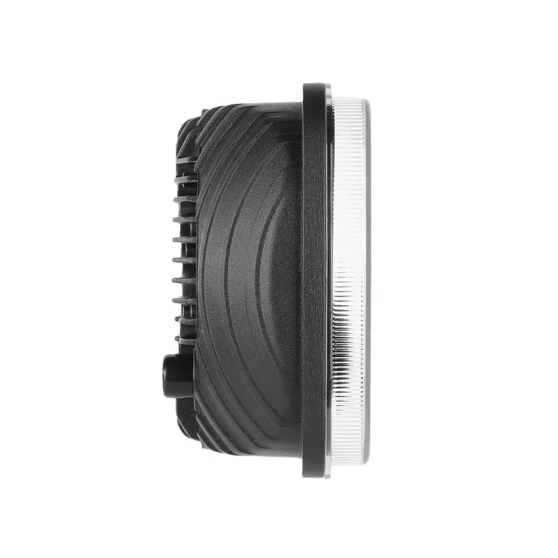 Универсален 60W ЛЕД LED фар лампа халоген 12V-24V къси/дълги с DRL дневни светлини мигач бяло-жълто 20 x 14cm за АТВ джип мотоциклет камион трактор и др. - 14