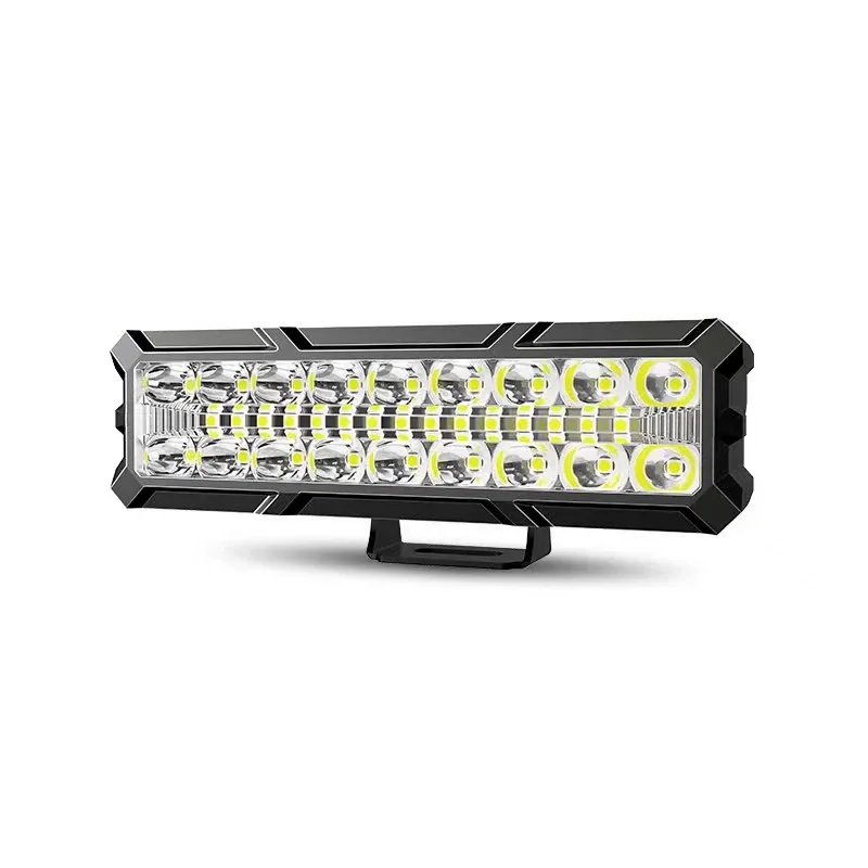 15.5 cm 93W Диоден Прожектор Супер Мощен Халоген Led Bar Лед Бар Бяла Комбиниранa Светлина 12V - 24V За АТВ SUF Джип 4х Offroad Камион - 5