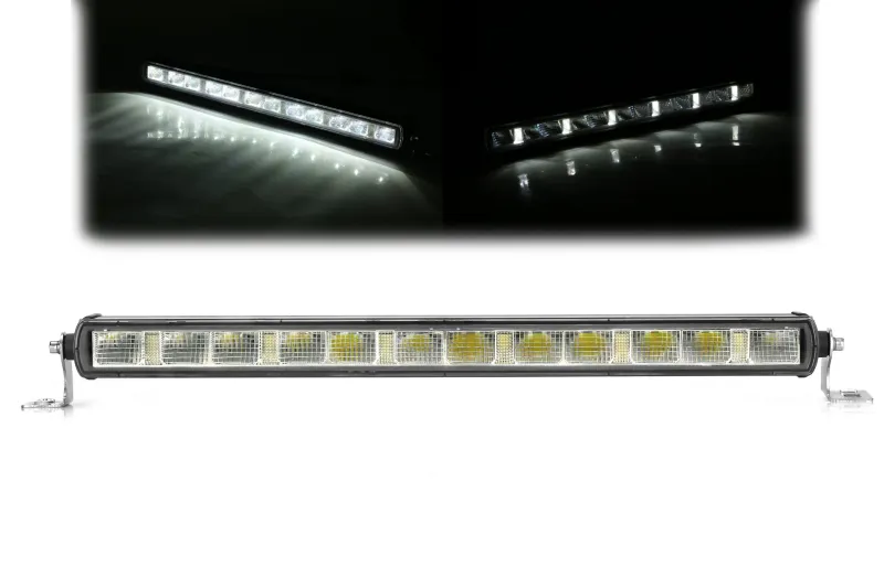 52 См LED Лед Бар с Насоченa SPOT Светлина, Три Функции, Е-Mark, 60W, 4800lm, 12V-24V, Автомобил, АТВ, Джип, 4х4, SUV, Offroad, Камион,Ролбар - 1