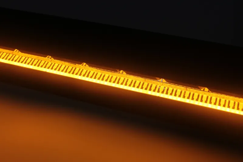 81 cm / 32 Инча 12V - 24V Led Bar Лед Бар Пиано дизайн Диоден Прожектор Супер Мощен Бяла и Оранжева Светлина Габарит Мъгла Високо Качество Ново Поколение 14280LM - 6