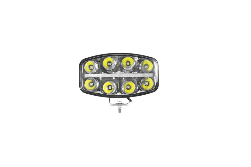 Нов мощен 64W LED Лед Фар Халоген с Три Функции Неон Neon ефект 12-24V Бяла светлина 6500LM - 5