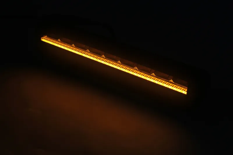 42.8 cm / 17 Инча 12V - 24V Led Bar Лед Бар Пиано дизайн Диоден Прожектор Супер Мощен Бяла и Оранжева Светлина Габарит Мъгла DRL Високо Качество Ново Поколение 9000LM 70W - 13