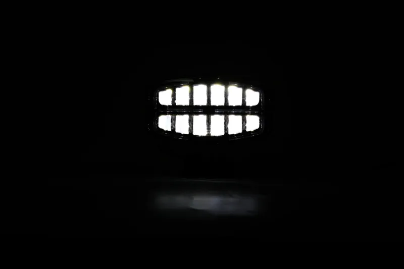 LED Халоген Фар DRL бяла/жълта светлина - 12-24V за джип, камион, агротехника и др. - 19