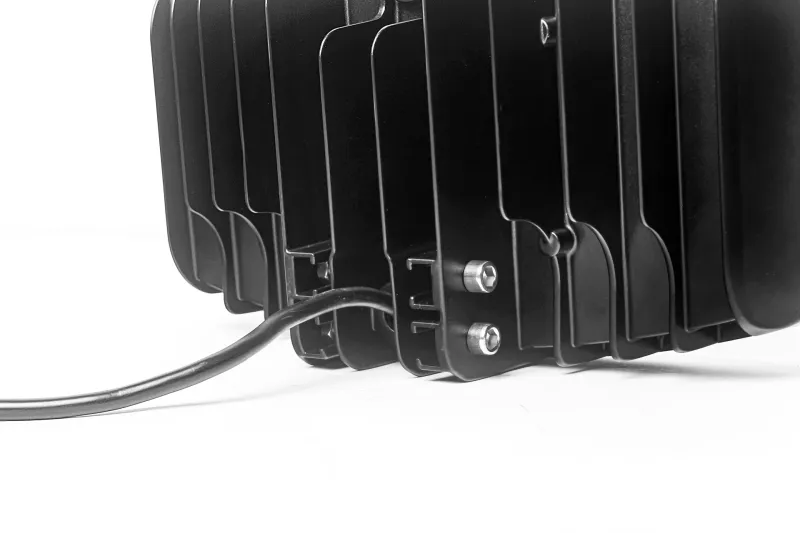 80W LED Лед Фар Халоген с DRL дневни светлини габарит бяло - оранжево неон ефект 24,5см x 13,9см, 4100lm, 12V - 24V, E-Mark Подходящ За DAF MAN Scania Volvo и др. - 13