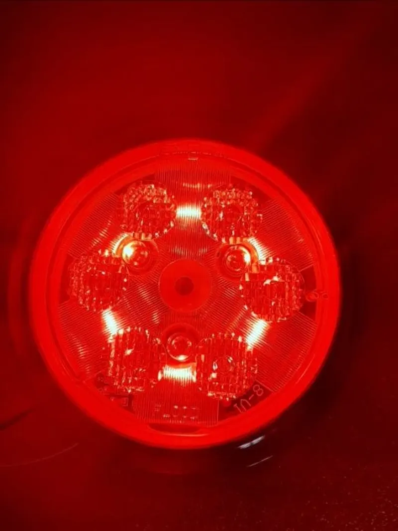 ЛЕД Диоден Халоген LED Лампа 2100lm 112mm 24W Бяла и Червена Светлина - 3