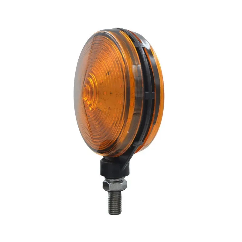 LED Лед Диоден Мигач, Флаш, Аварийна Светлина, 48W, 12V-24V, 109mm, За Трактор, Земеделски, Селскостопански машини - 3