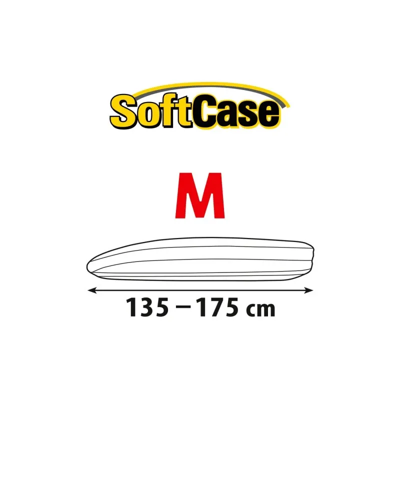 Покривало за автобокс Kegel серия Soft Case размер M черно 135-175сm - 6