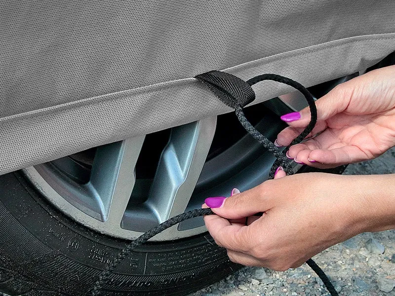 Висококачествено Покривало Kegel серия Mobile Garage размер S2 за хечбек 320-332см x 125-135см, сиво - 7