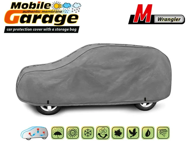 Висококачествено Покривало Kegel за Jeep Wrangler Серия Mobile Garage размер M 385 - 425см х 150 - 160см - 0