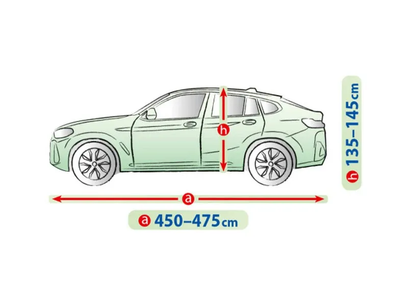 Висококачествено Покривало Kegel за Джип SUV Серия Mobile Garage размер L 450 - 475см х 135 - 145см - 2