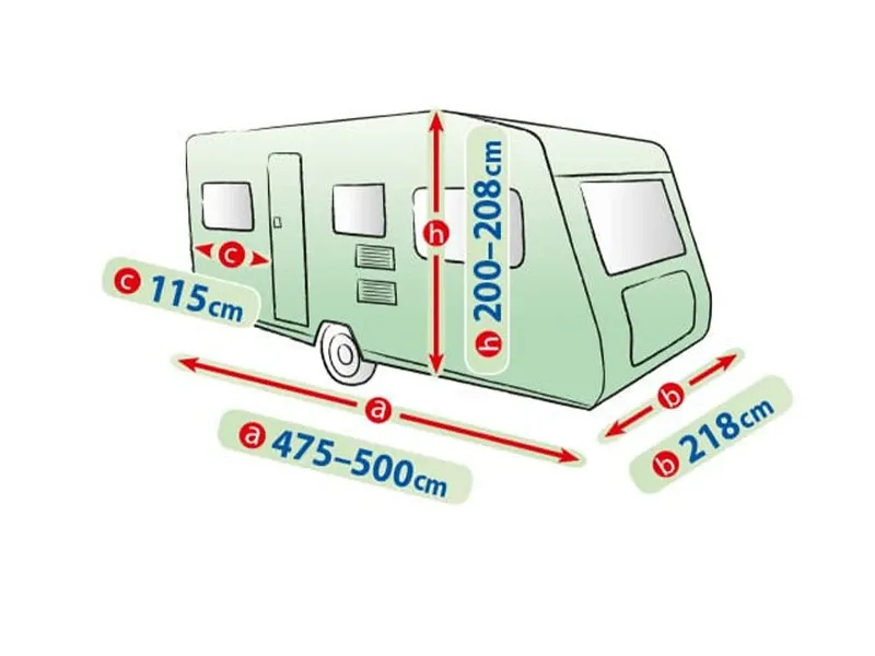 Висококачествено Покривало Kegel за каравана син цвят Серия Mobile Garage 500ER - 1