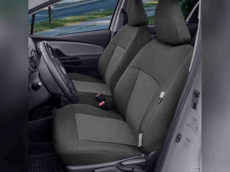 Пълен Комплект Тапицерия Kegel за предни+задни седалки на Toyota Yaris Mk3 2011-2019 Черна Текстил - 1