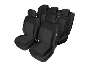 Пълен Комплект Тапицерия Kegel за предни+задни седалки на Audi A4 B8 2007-2015 Черна Текстил