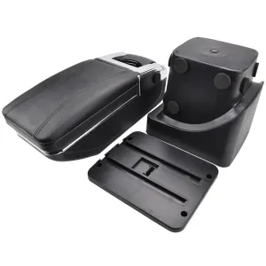 Подлакътник барче за Ford Focus MK2 2005–2011 - Еко кожа – Черен