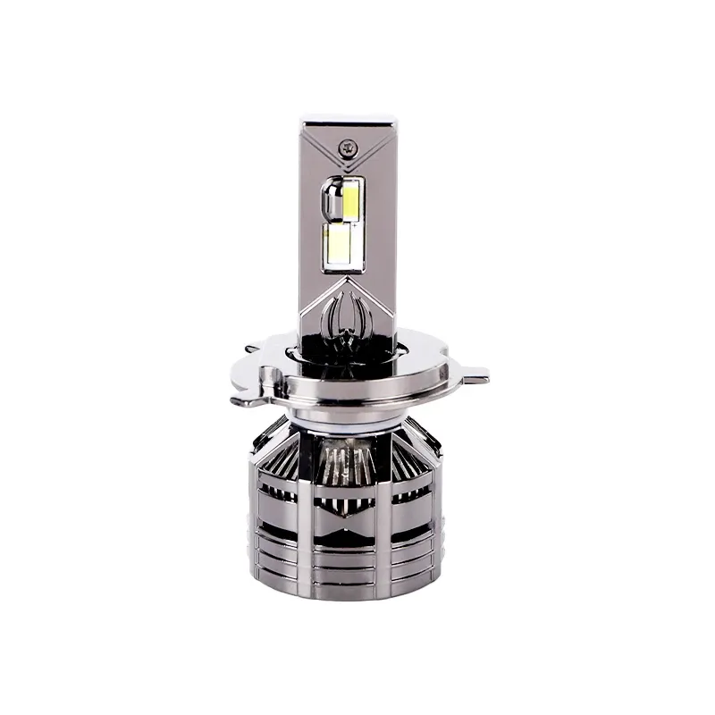 Комплект от 2 броя LED ЛЕД диодни крушки H4 Х4 12V 150W 15000lm за фарове Canbus без грешки 6000К къси/дълги - 5