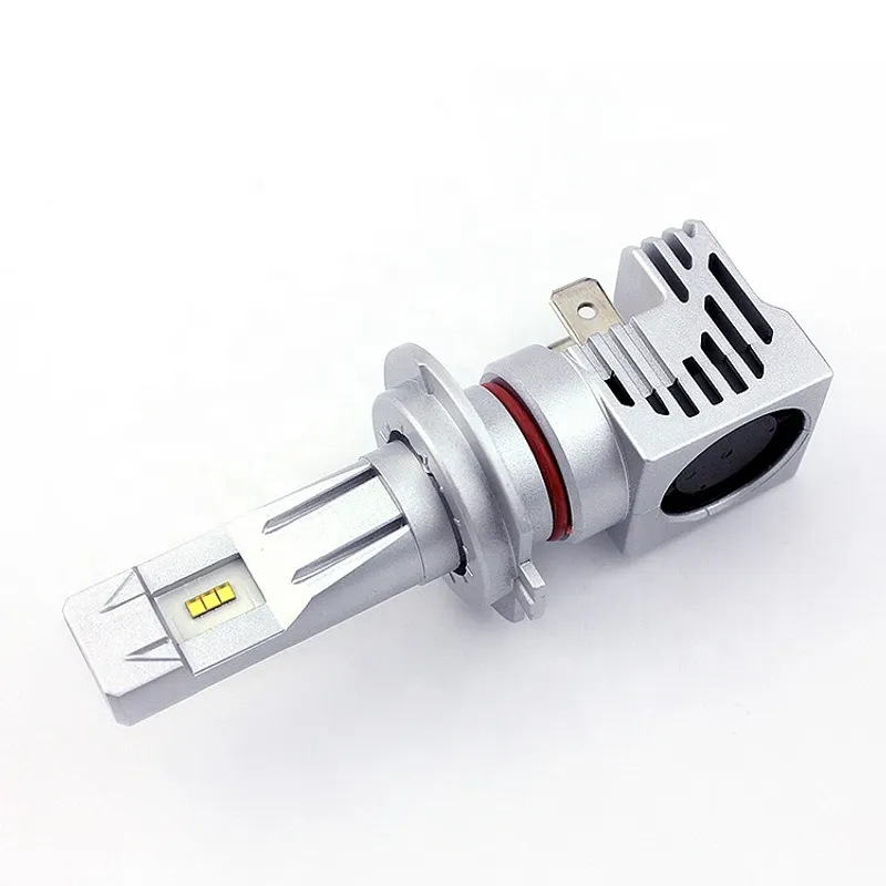 Комплект Умалени Мини Лед Led Диодни Крушки M3 H1 Х1 12V 24V 50W 5000lm за Трактори Мотоциклети Мотори Автомобили - 4