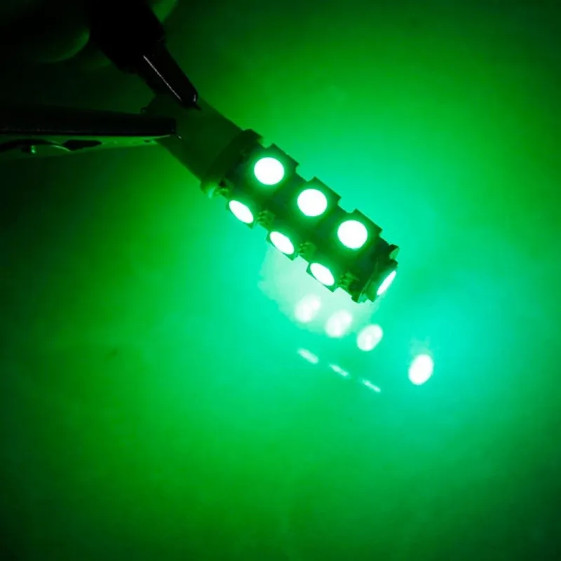 LED Лед Диодни Крушки За Габарит, Т10 W5W, 13 SMD, 12V, 5 Цвята Светлина, Canbus - Error free , Без грешки - 4