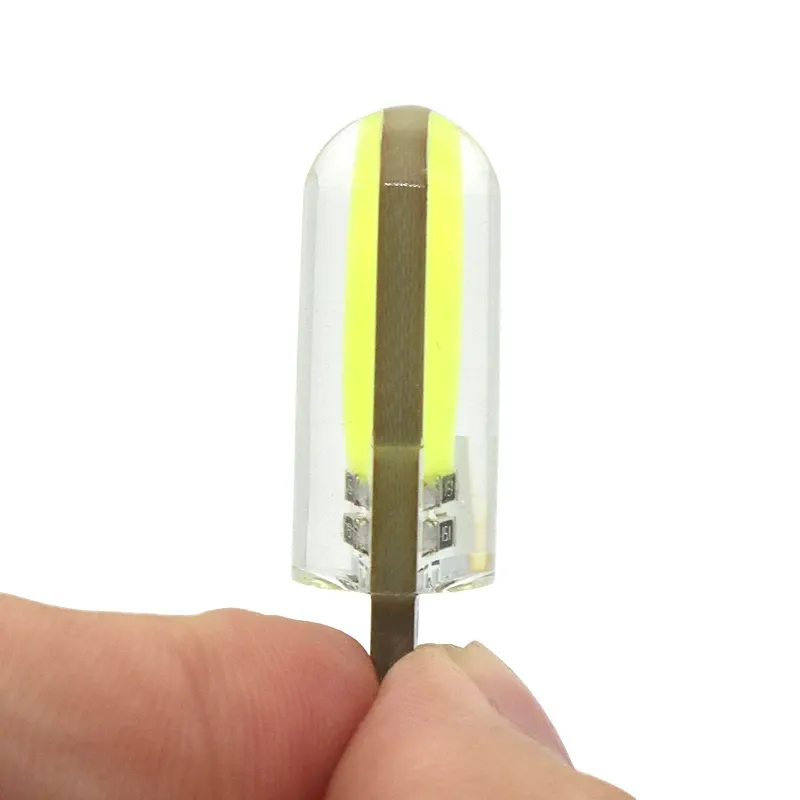 LED Лед Диодни Крушки За Габарит, Т10 W5W, COB 12-Core, 12V, 6 Цвята Светлина - 3