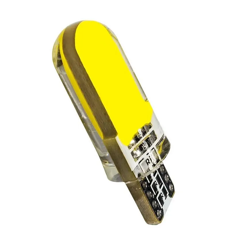 LED Лед Диодни Крушки За Габарит, Т10 W5W, COB 12-Core, 12V, 6 Цвята Светлина - 4