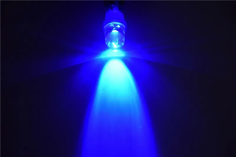 LED Лед Диодни Крушки За Табло, Габарит, Т10 W5W, 1X LED, 12V, 5 Цвята Светлина - 5