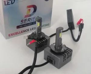 LED крушки ксенон директна замяна без баласт 12V, D1R, D1S, D2R, D2S, D3R, D3S, D4R, D4S, кутия 2бр.