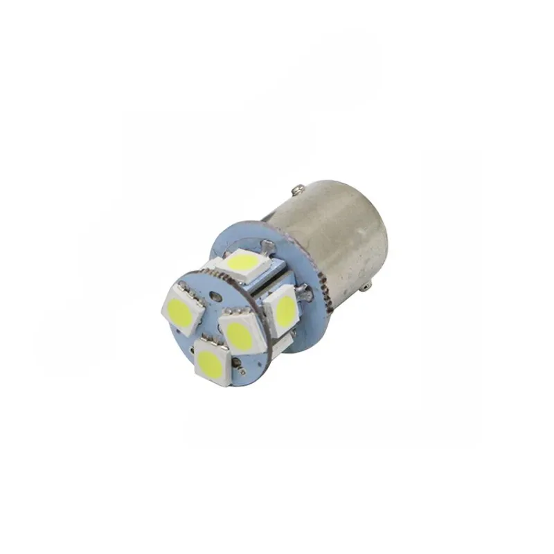 LED Лед Крушки, 22 SMD, BA15S 1156 (P21W), BAU15S 1156 (PY21W), 12V Бяла, Оранжева, Червена Светлина - 1