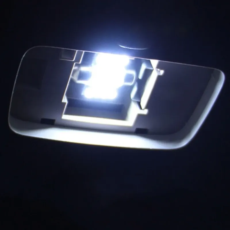 Комплект от 2 броя LED Лед Диодни Крушки 16 SMD 5050 39мм 12V Бяла Светлина в блистер - 7