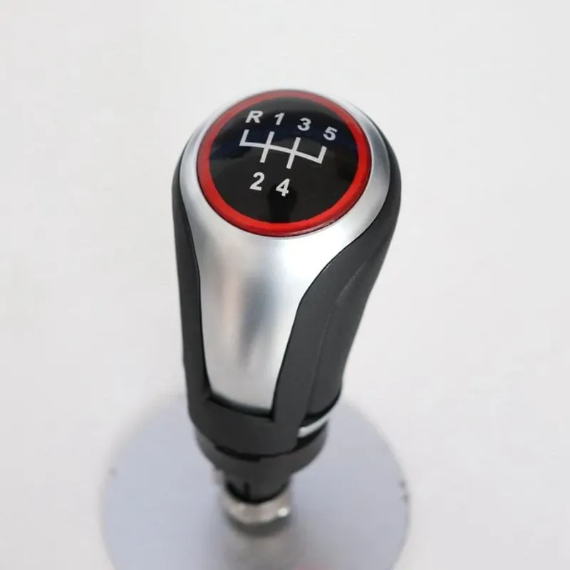 Кожена топка за скоростен лост Volkswagen Фолксваген Голф Golf Mk5 Mk6 Scirocco Jetta EOS 5 скорости - 2