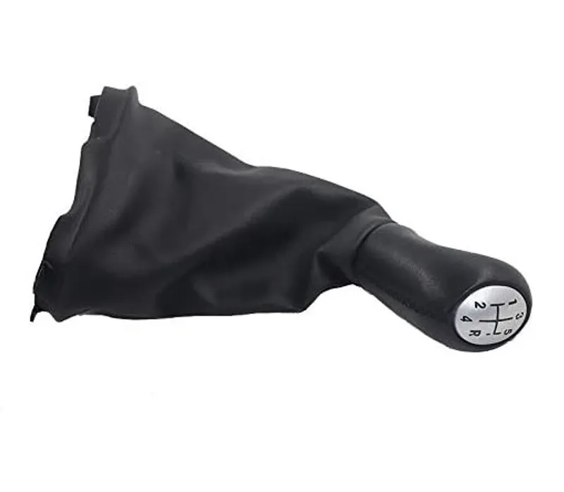 Топка за Скоростен Лост с кожен маншон кожух за Рено Renault Clio 2 Megane 2 Kangoo Scenic 2 Stepway Dacia Logan 1 Sandero 1, 5-скорости - 1