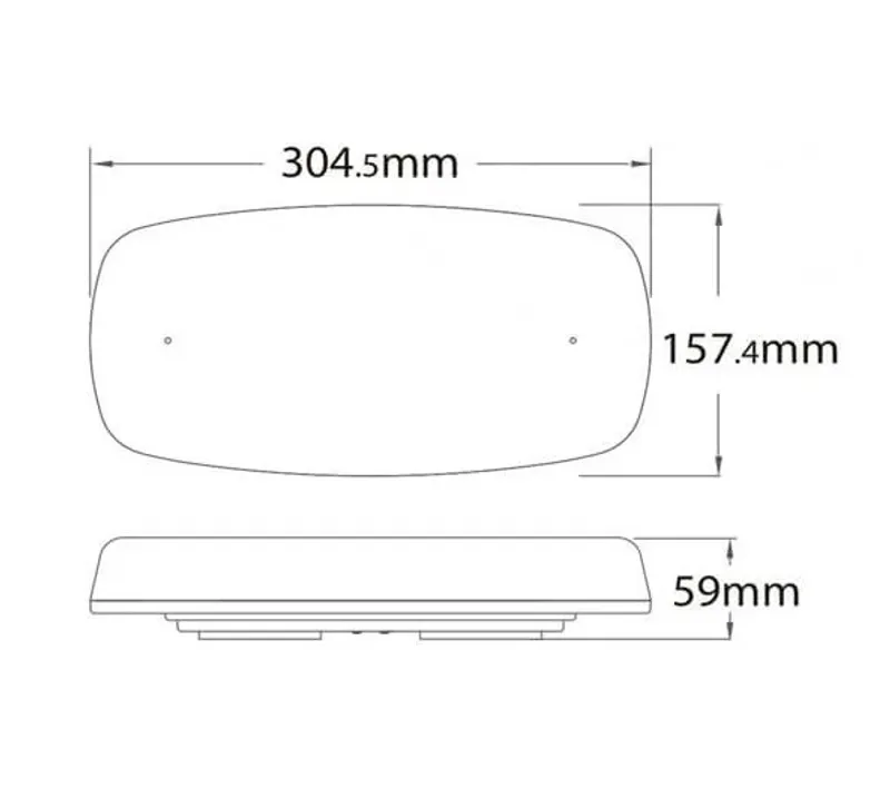 Wireless Безжична Лед Led Блиц Аварийна Сигнална Лампа Маяк с презареждаща се батерия с магнит 12V - 24V за пътна помощ платформа агро техника и др. - 1