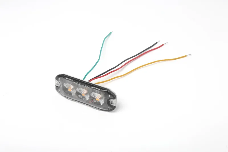 12-24V LED ЛЕД Жълта Аварийна Лампа Блиц Светлина Мигаща За Пътна Помощ Платформа с 4 режима - 2