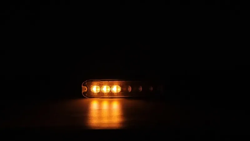 12 LED ЛЕД Комбинирана Жълто-Бяло Аварийна Лампа Блиц Светлина Мигаща За Пътна Помощ Платформа и др. 12-24V - 12