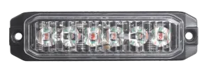 6 LED Блиц Светлина Мигаща Аварийна Лампа За Пътна Помощ Жълта 12V - 24V