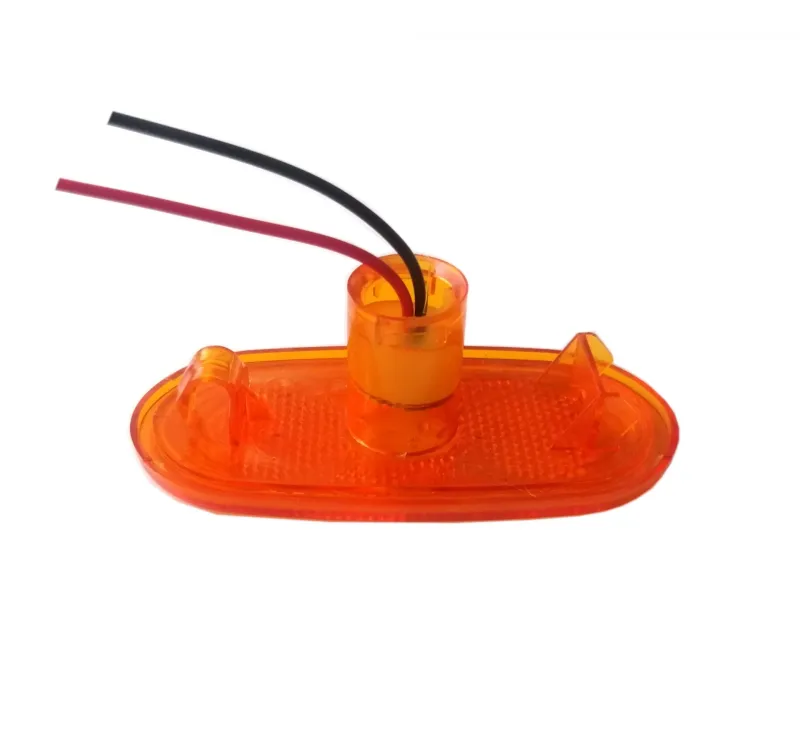LED ЛЕД светодиоден габарит маркер токос жълт оранжев с 4 диода 12V за Мерцедес Спринтер Фолксваген Крафтер MERCEDES SPRINTER VW CRAFTER - 1