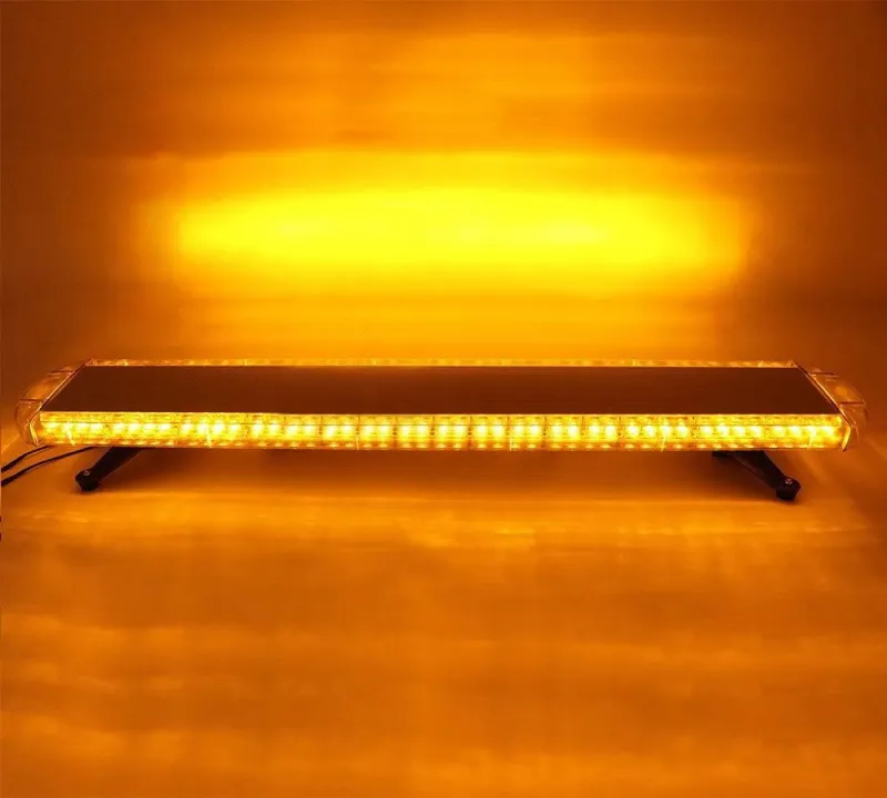 12V 24V Лед Led Диодна Мощна Аварийна Сигнална Лампа Буркан с Магнит 130 см 10 режина Бяло Стъкло За Пътна Помощ Платформа Снегорин и др. - 0