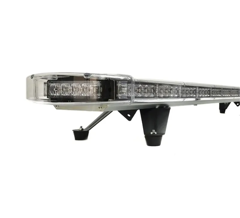 12V 24V Лед Led Диодна Мощна Аварийна Сигнална Лампа Буркан 140 см 10 режина Бяло Стъкло За Пътна Помощ Платформа Снегорин и др. - 2
