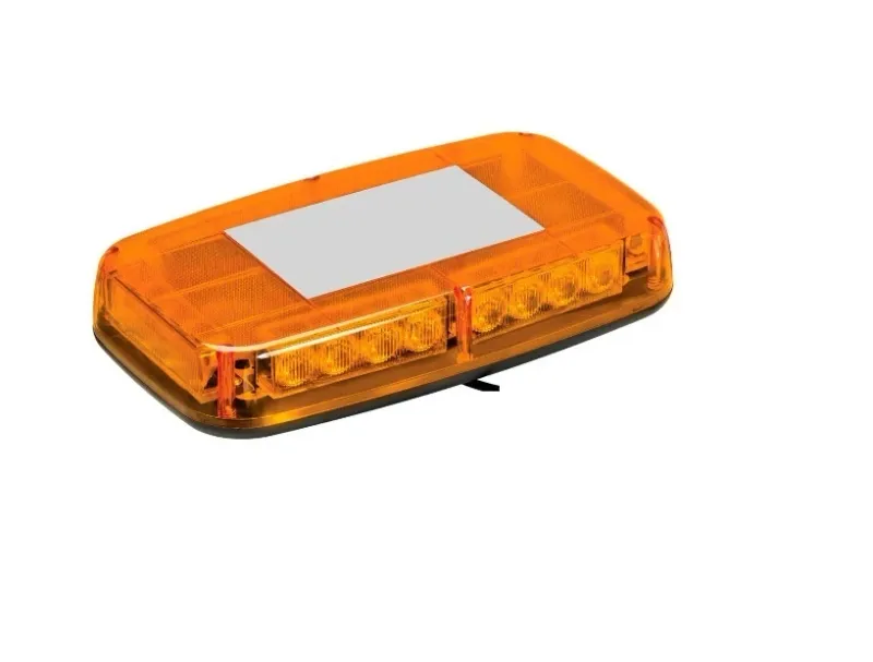 12V 24V Лед Led Диодна Мощна Аварийна Сигнална Лампа Буркан с Магнит 15 режима Оранжево Стъкло За Пътна Помощ Платформа Снегорин и др. - 5