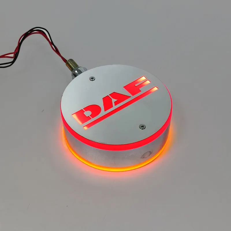 Комплект от 2бр Светодиодни LED Лед Габарити Обеци 24V оранжево-червено DF - 1