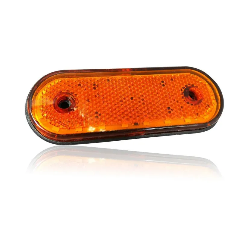 LED Габарит Със Стойка, Червен или Жълт Цвят, Маркер, 20 Диода, 12V - 24V - 4