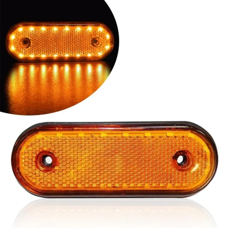 Жълт LED Габарит, 20 Диода - 24V - 0