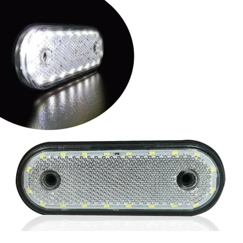 Бял LED Габарит, 20 Диода - 24V - 0