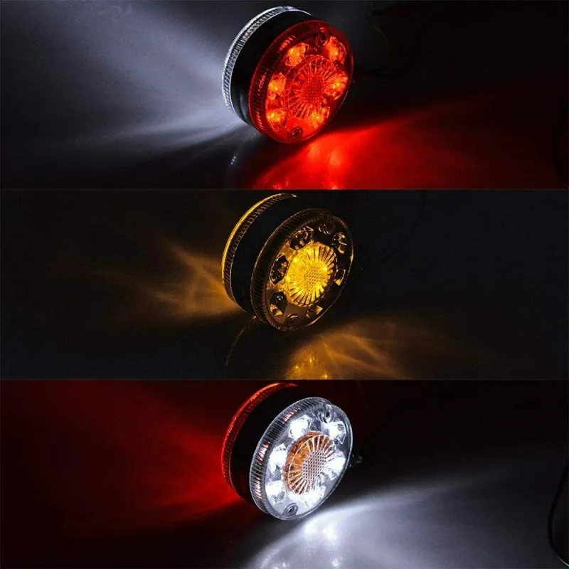 1 брой LED Габарит, Маркер, 3 цвята - 12-24V - За Автомобил, Бус, Камион, Ремарке и др. - 1